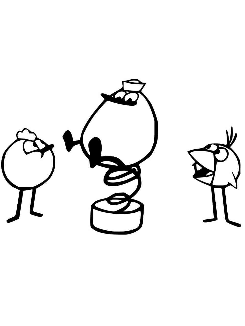 Peep and the big wide world coloring pages