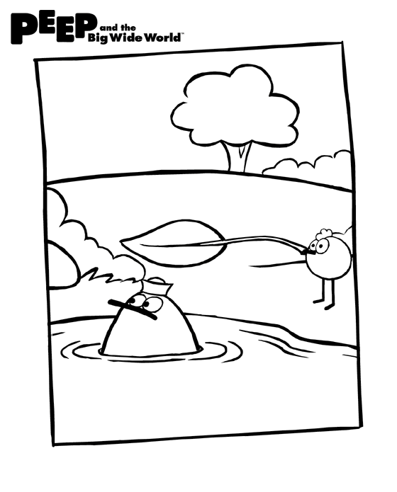 A sunny day coloring pages parents peep