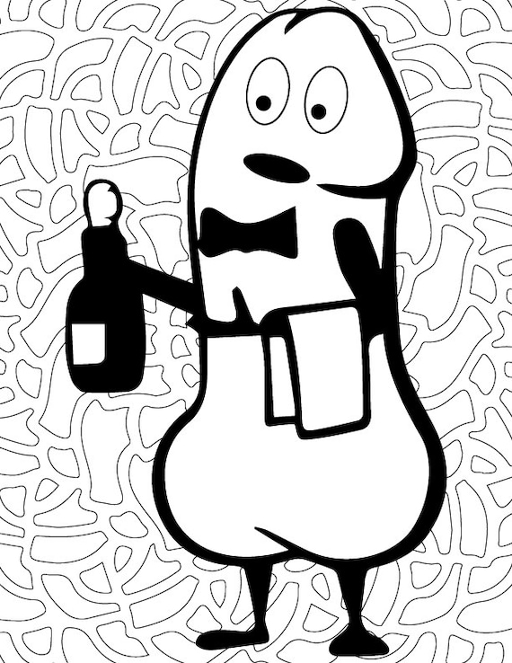 Funny willypenis coloring book for adults hen party funny gift