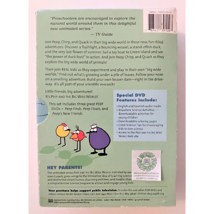 Peep and the big wide world volume set explores floats quack knows it all on united kingdom
