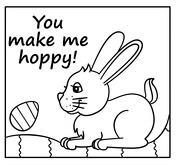 Easter bunny coloring pages free printable pictures