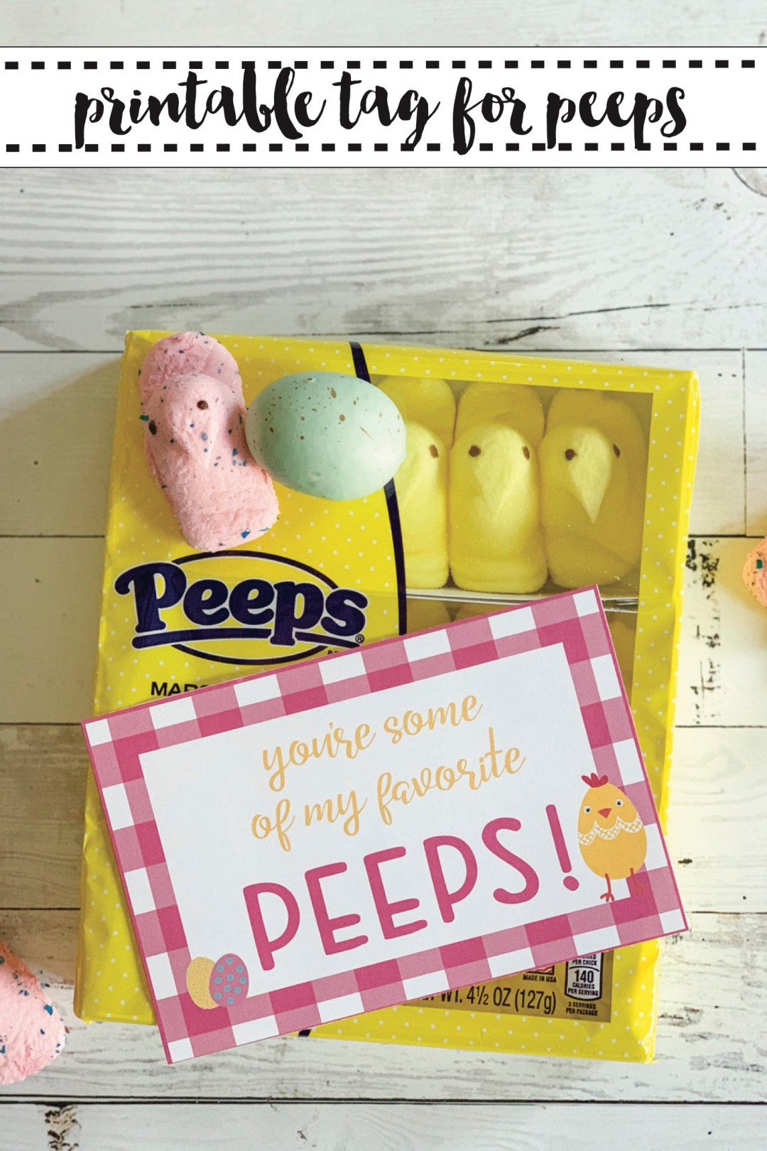 Easter peeps printable