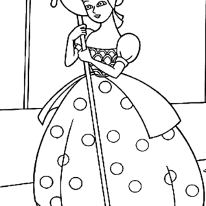 Bo peep coloring pages printable for free download