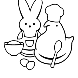 Peeps coloring pages printable for free download