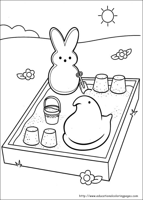 Peeps coloring pages