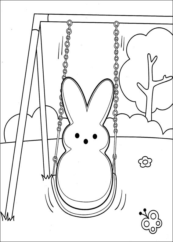 Free printable coloring pages marshmallow peeps