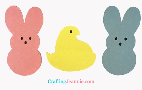 Paper peeps craft free template