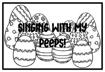 Sgg with my peeps easter activity easter colorg pages worksheet by swati sharma