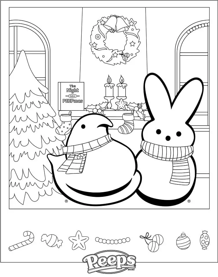 Marshmallow peeps malvorlagen