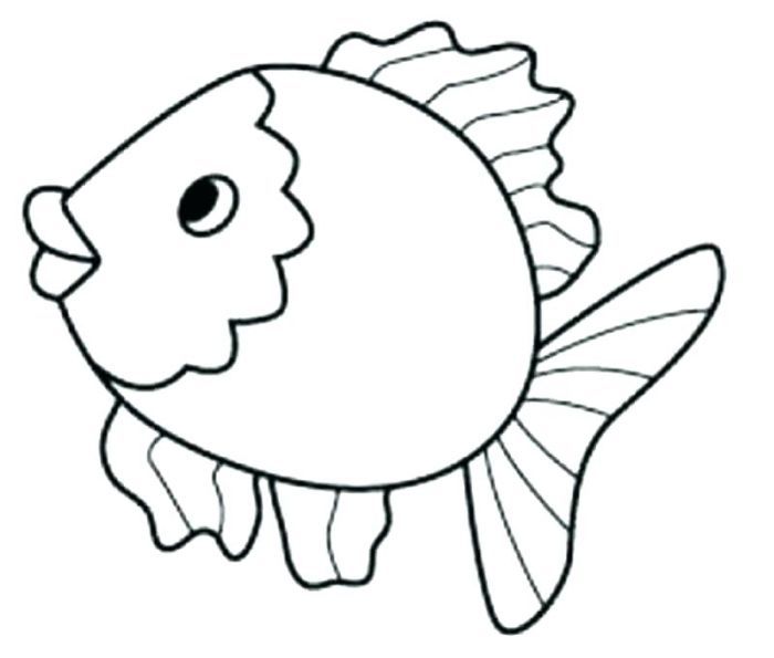 Imagem de um peixe para colorir