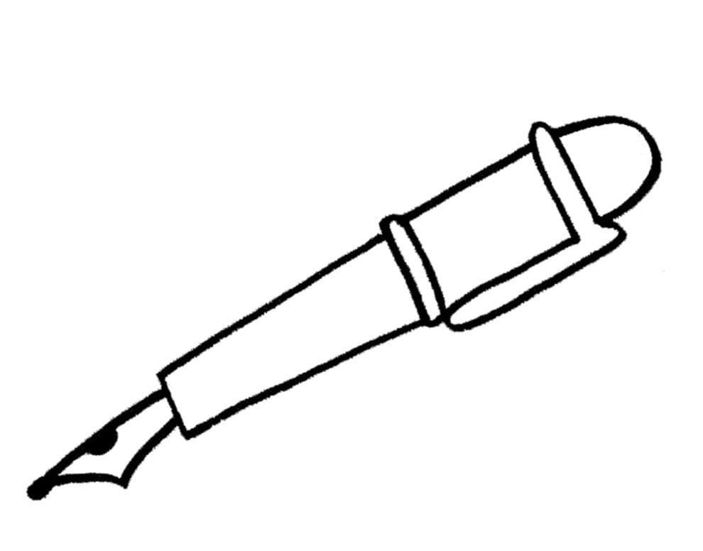 Pen coloring pages printable for free download