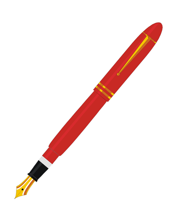Pen coloring pages for kids to color and print