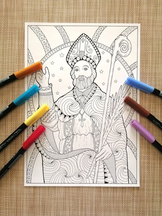 Saint valentine printable coloring page for adults zentangle