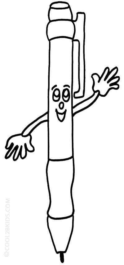 Printable pencil coloring pages for kids coolbkids coloring pages school coloring pages coloring pages for kids