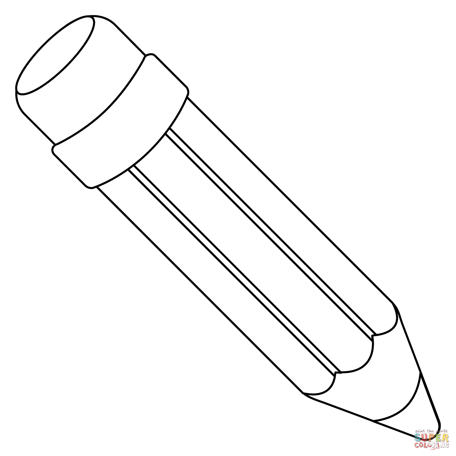 Pencil emoji coloring page free printable coloring pages