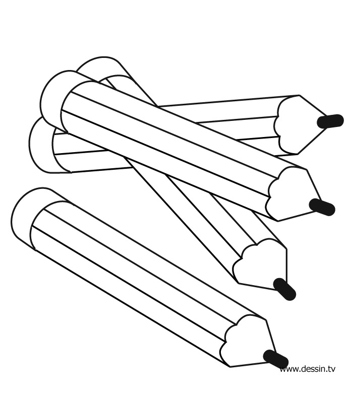 Pencil coloring crafts and worksheets for preschooltoddler and kindergarten