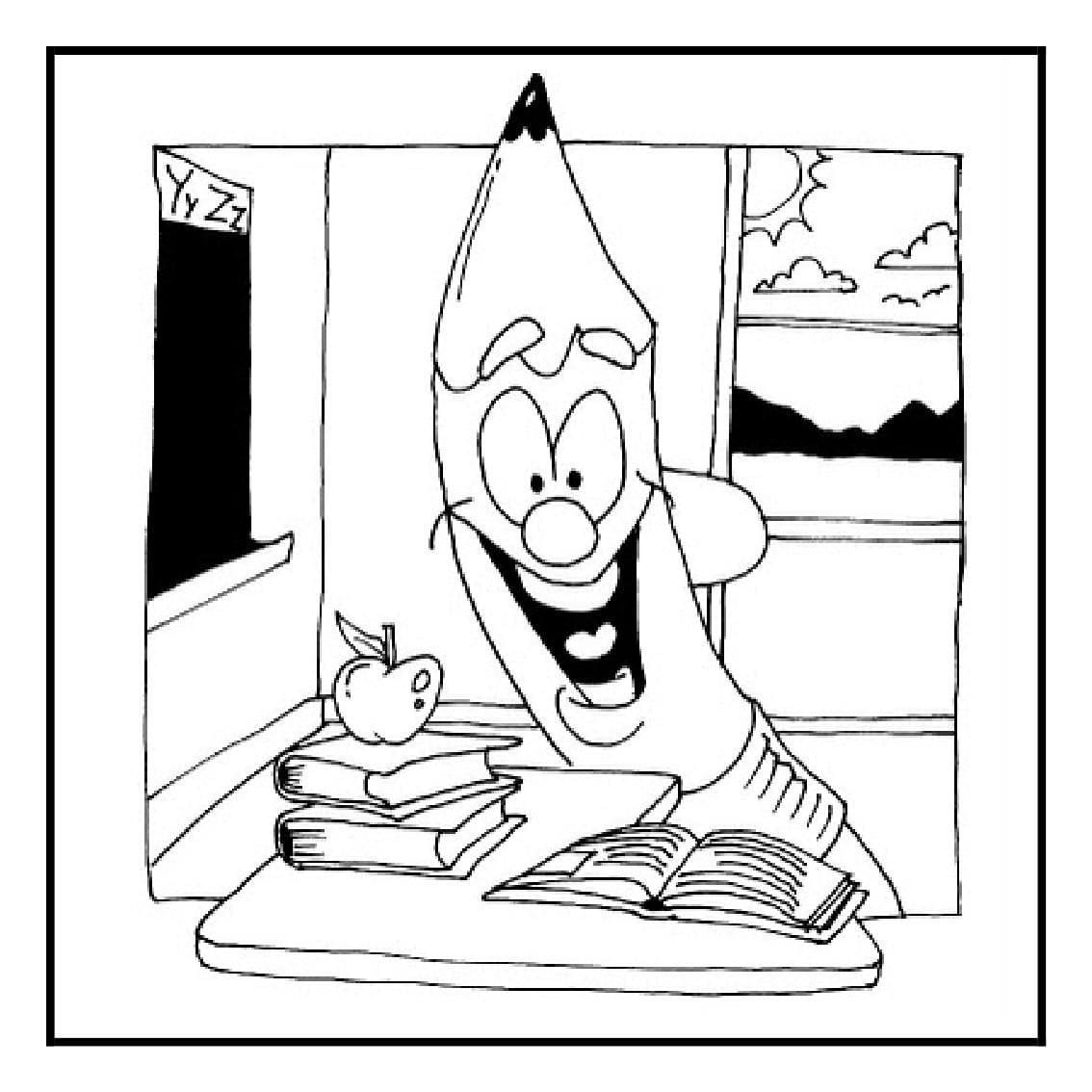 Pencil coloring pages printable for free download