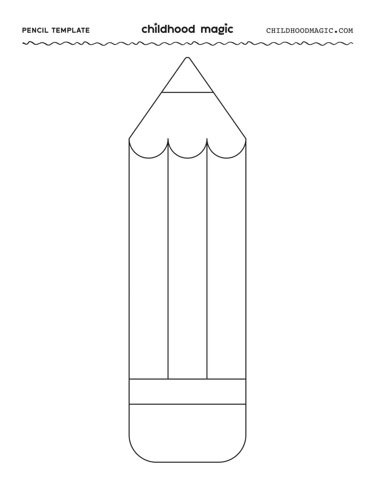 Pencil template