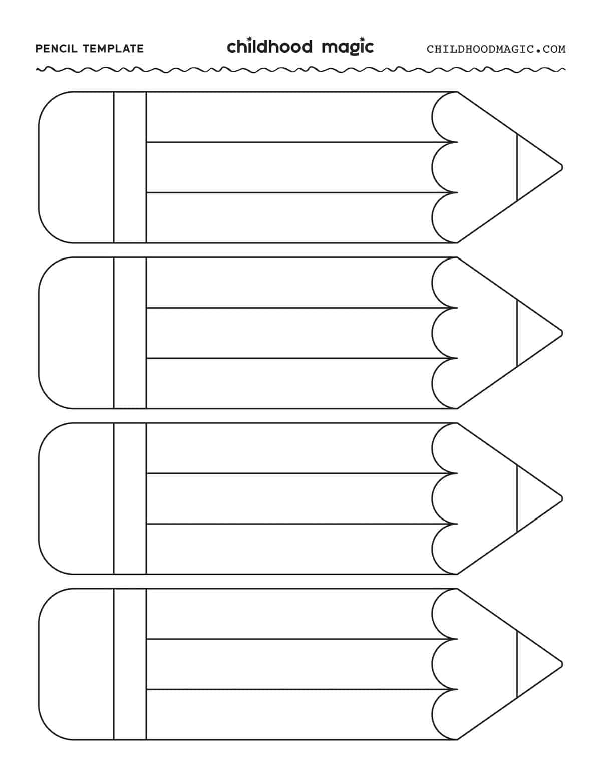 Pencil template