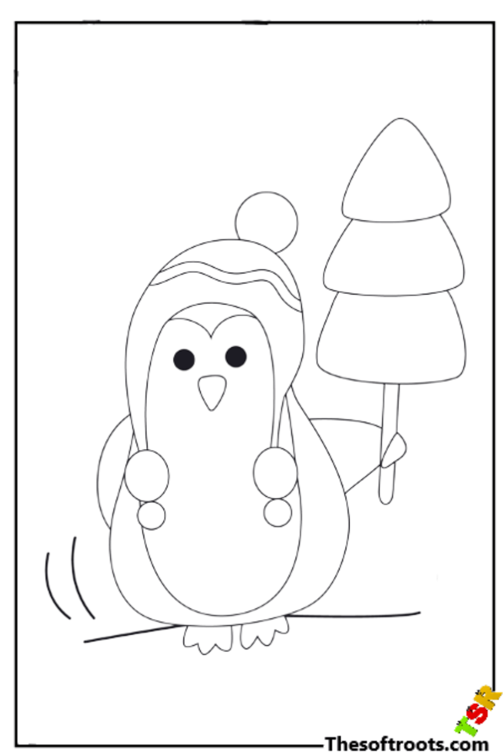 Free penguin coloring pages rkidscoloringpages
