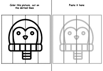 Wter animals cuttg skills colorg pages motor skills worksheet by swati sharma