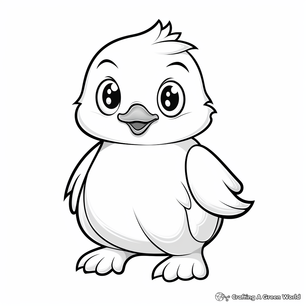 Penguin for adults coloring pages