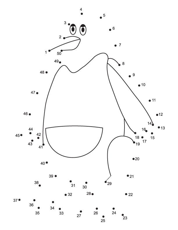 Nnect the dots penguin from to school kids activities kindergarten loring pages nnect the dots