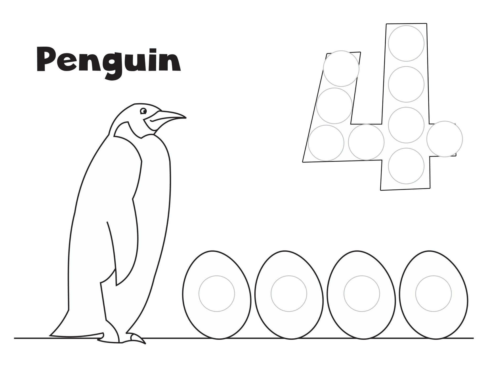 Free download simple numbers dot worksheets â doodle hog