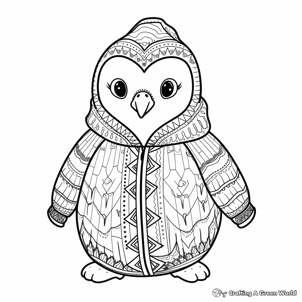 Penguin coloring pages