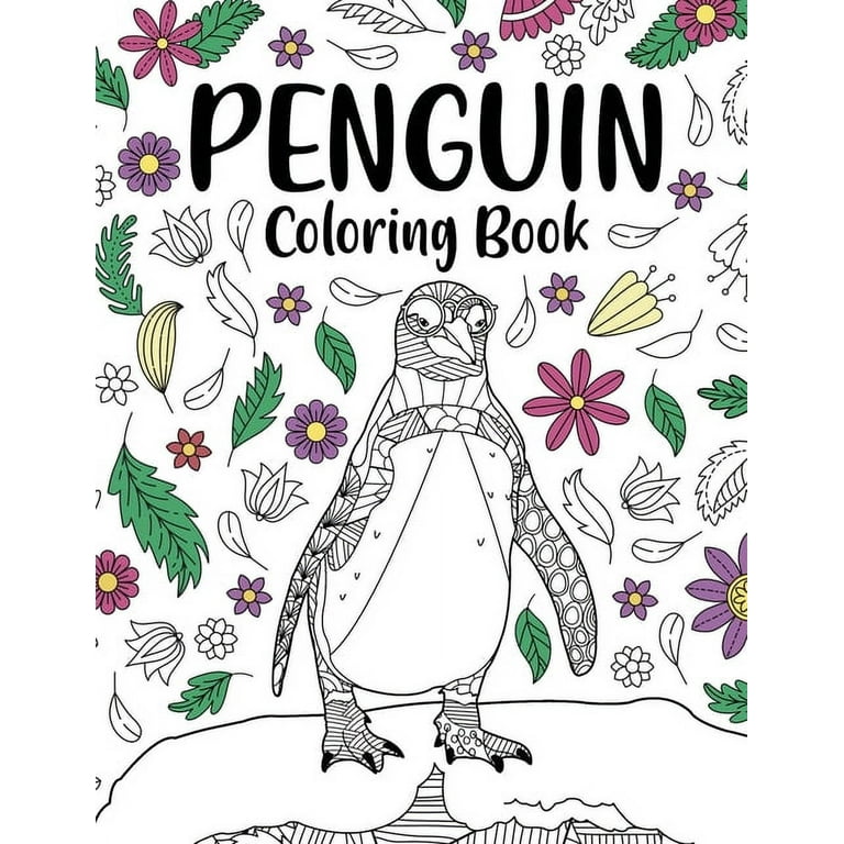 Penguin coloring book