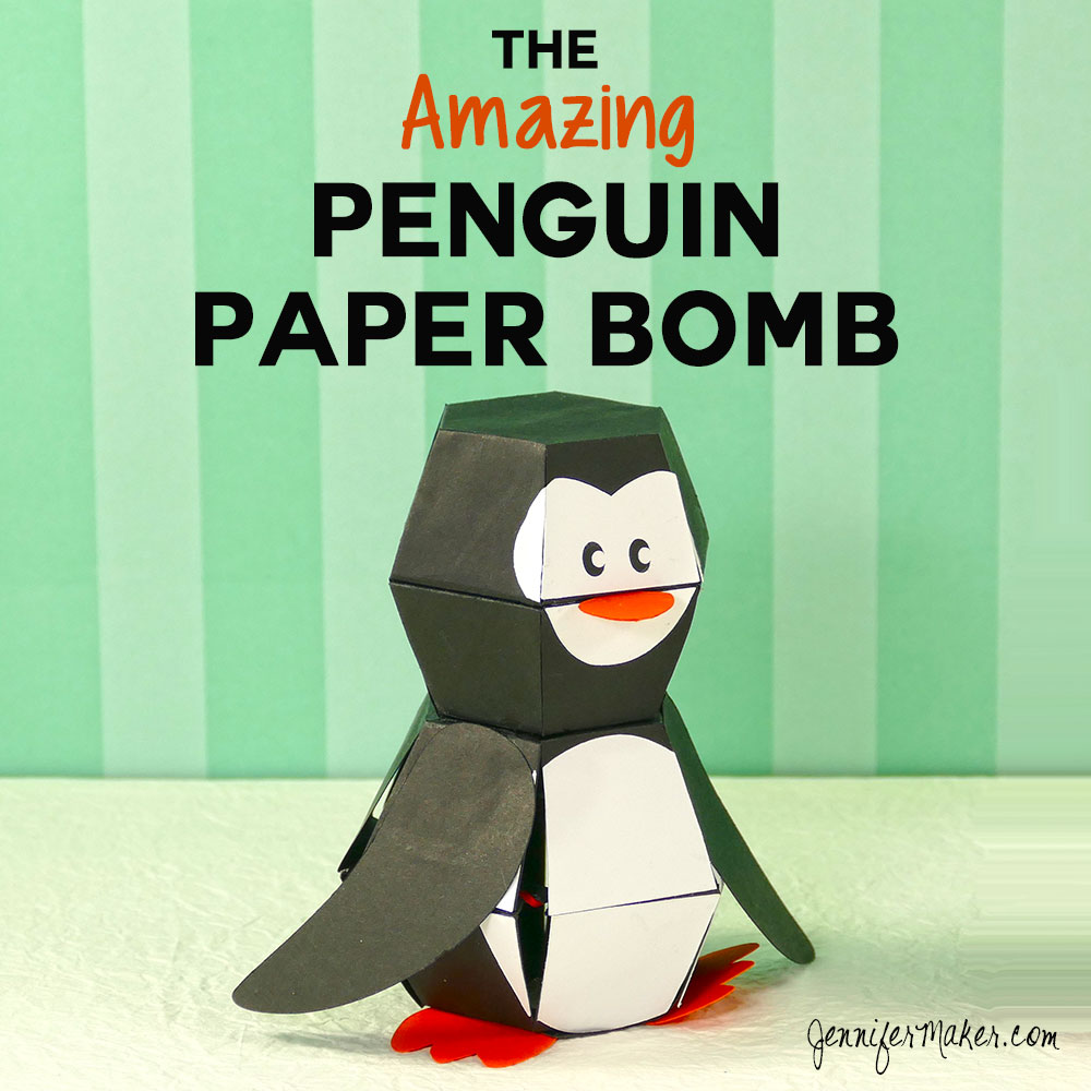 Penguin paper bomb