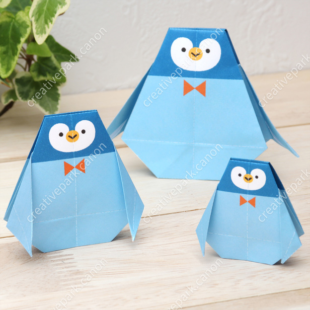 Origami penguin