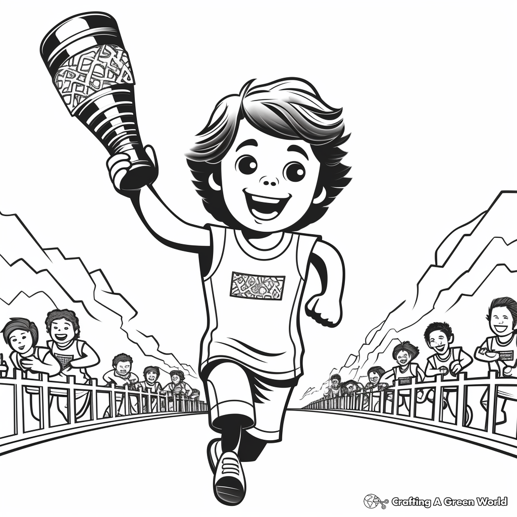Olympic coloring pages