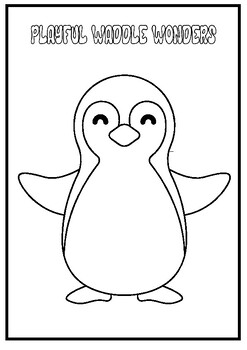 Penguins coloring pages tpt