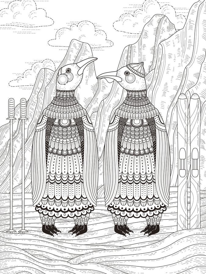 Skier coloring page stock illustrations â skier coloring page stock illustrations vectors clipart