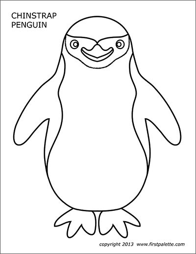 Penguin free printable templates coloring pages firstpalette penguin craft penguins penguin pattern