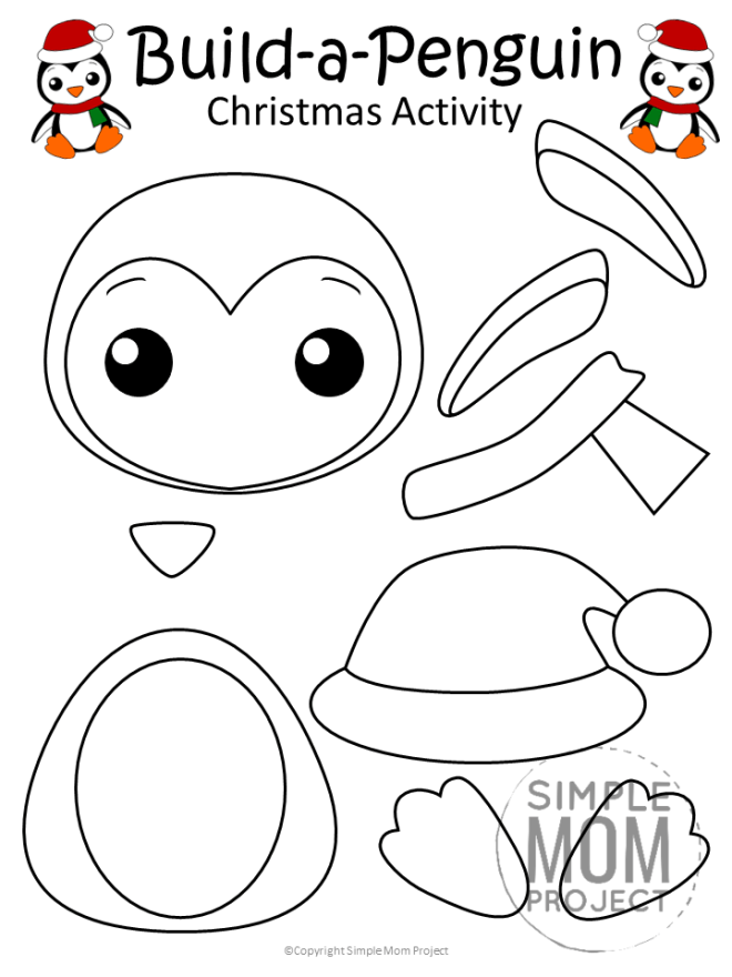 Free printable penguin craft for kids with penguin templates penguin crafts christmas penguin penguin craft