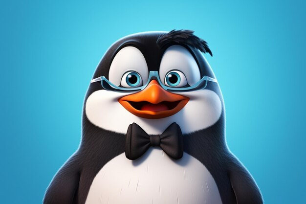 Page enjoy coloring joyful penguin pictures