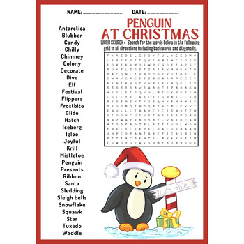 Penguin at christmas bundle
