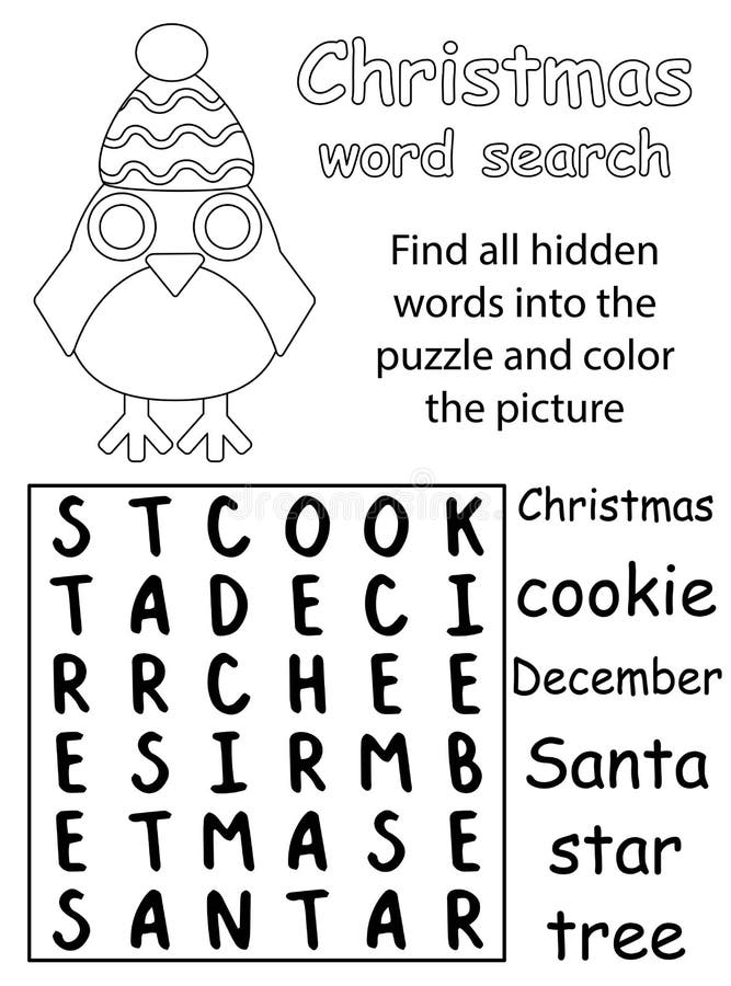 Penguin word search puzzle stock illustrations â penguin word search puzzle stock illustrations vectors clipart