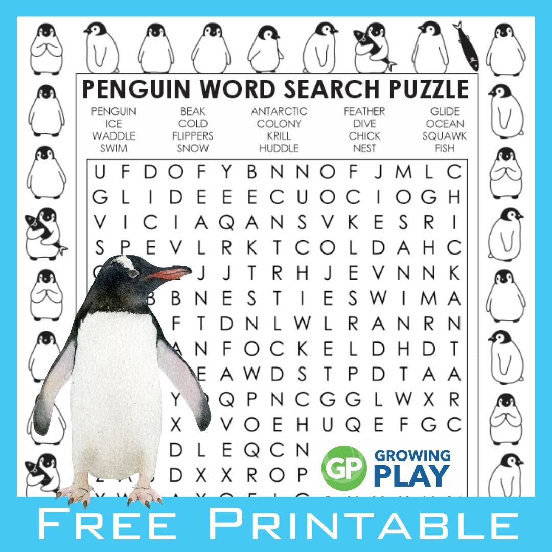 Penguin word search