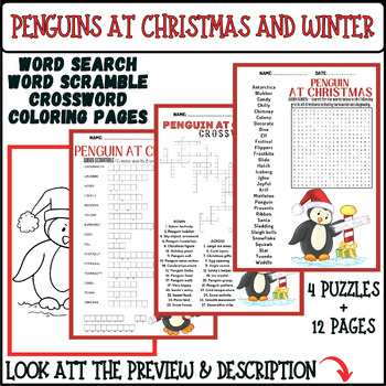 Penguin at christmas bundle