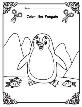 Penguins coloring pages kindness activities by practice to learn