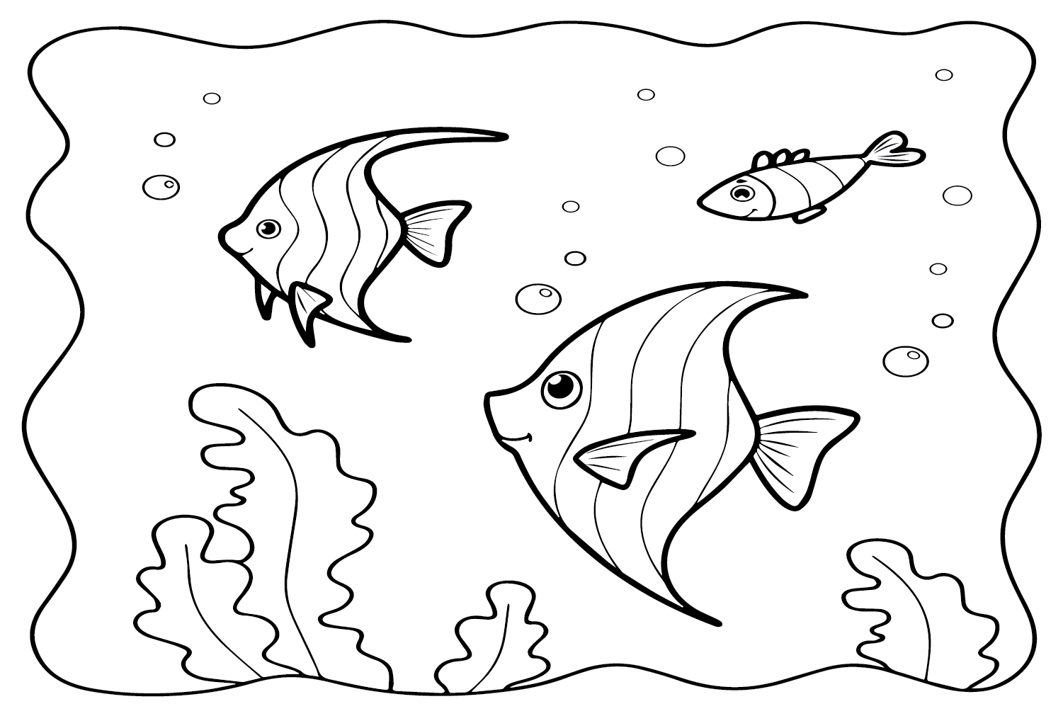 Pictures pennant coralfish coloring pages