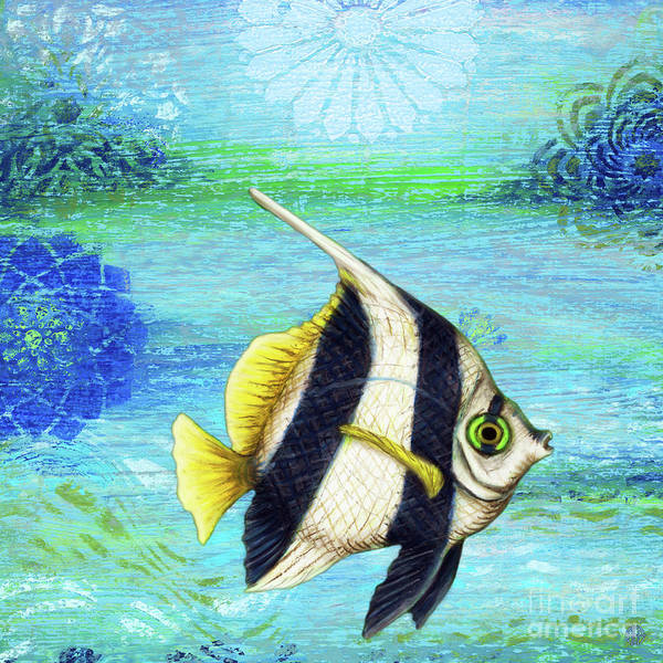 The pennant coralfish waterscape art print by amy e fraser