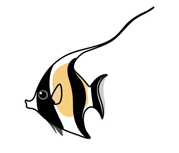 Pennant coralfish stock illustrations royalty