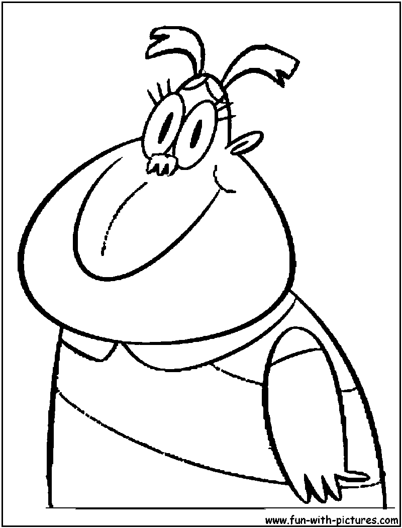 The mighty b penny coloring page