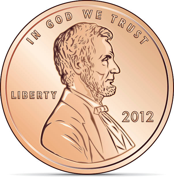 Us penny stock illustrations royalty