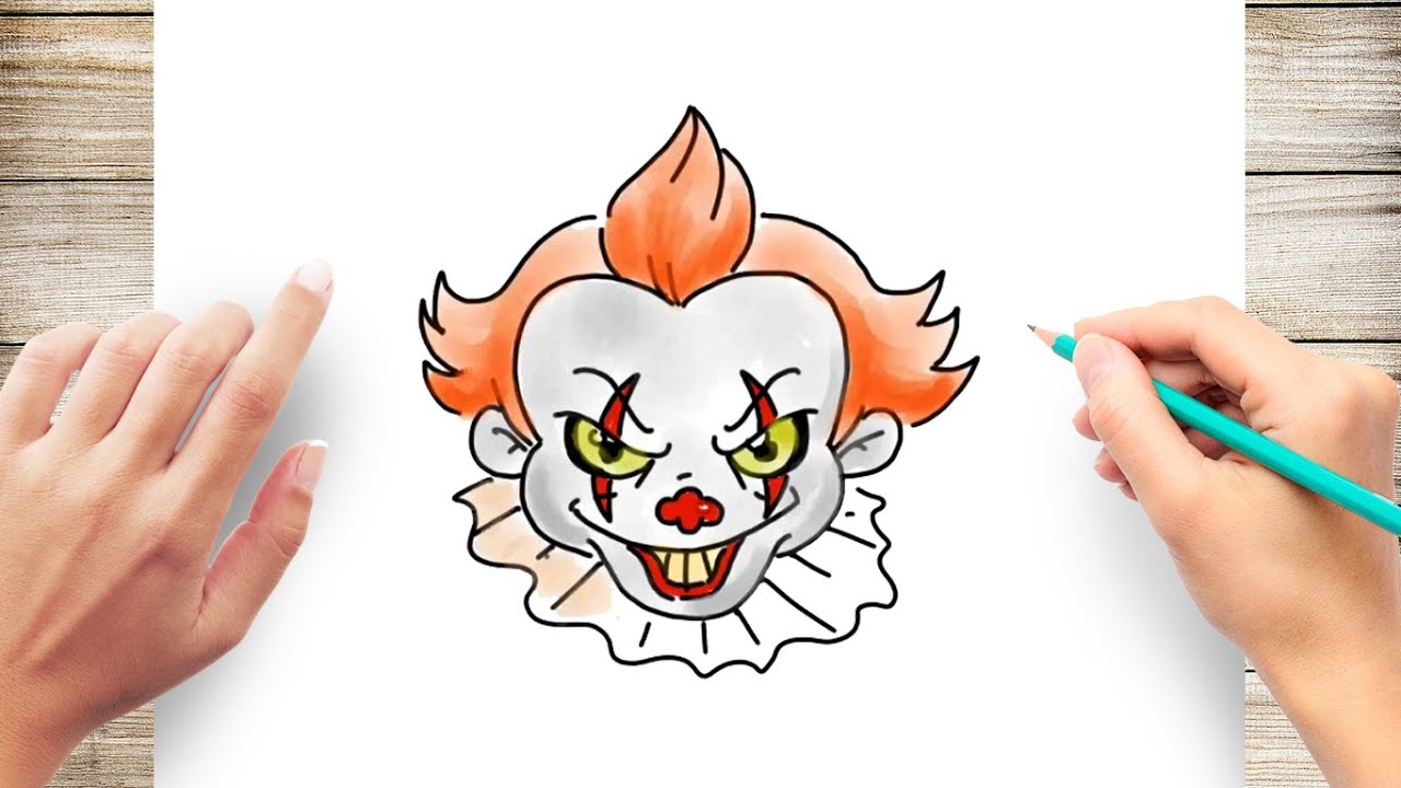 How to draw and coloring pennywise