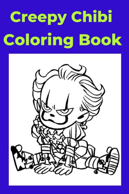 Creepy chibi coloring book by coloring books paperback barnes noble
